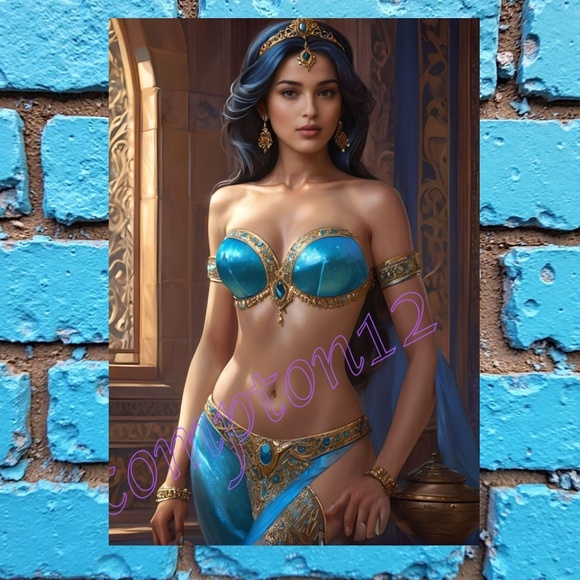 Princess Jazmine 13x19” Art print - only 6 signed & numbered prints made - Picture 2 of 5